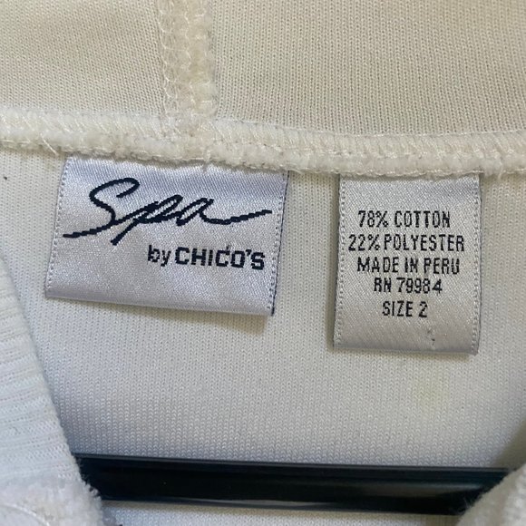 Cozy White Chico Spa hoodie - Picture 3 of 3